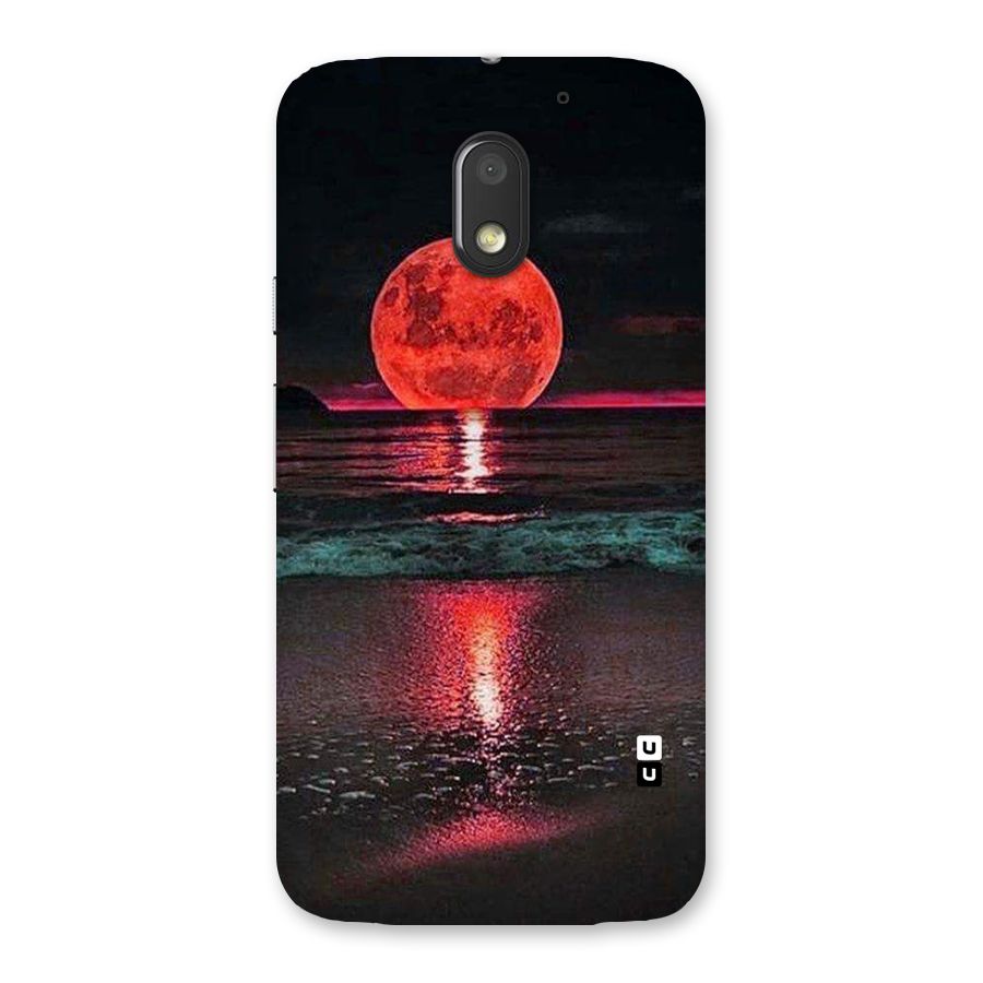 Red Sun Ocean Back Case for Moto E3 Power
