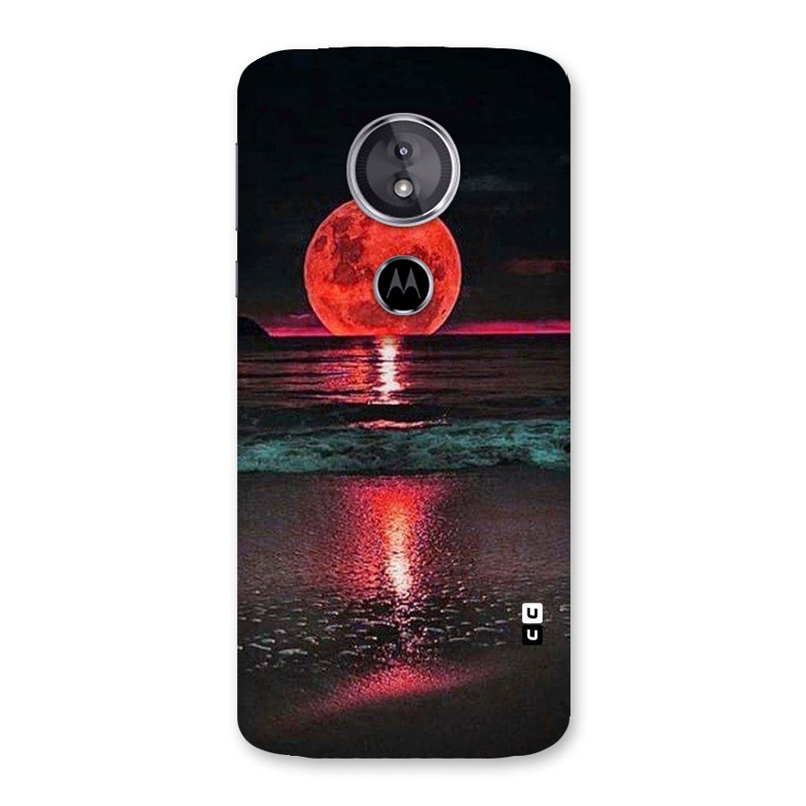 Red Sun Ocean Back Case for Moto E5