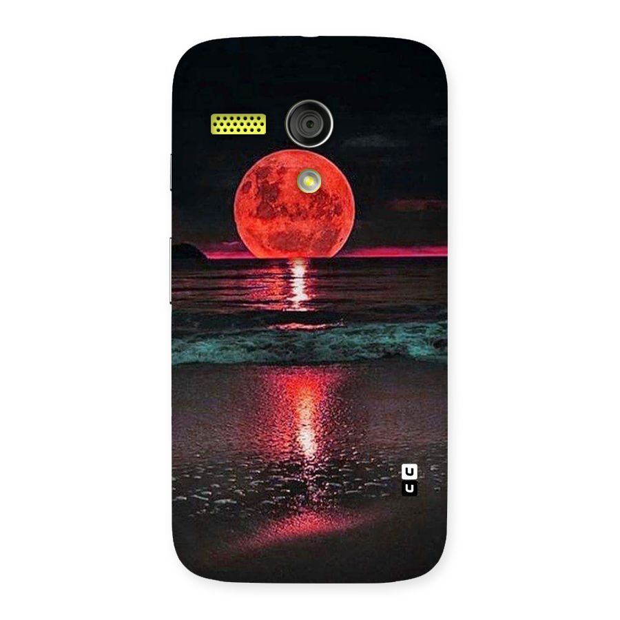Red Sun Ocean Back Case for Moto G