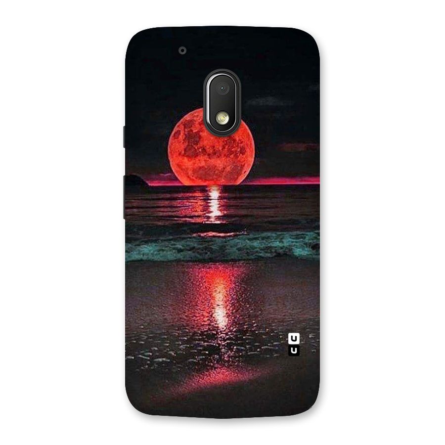 Red Sun Ocean Back Case for Moto G4 Play