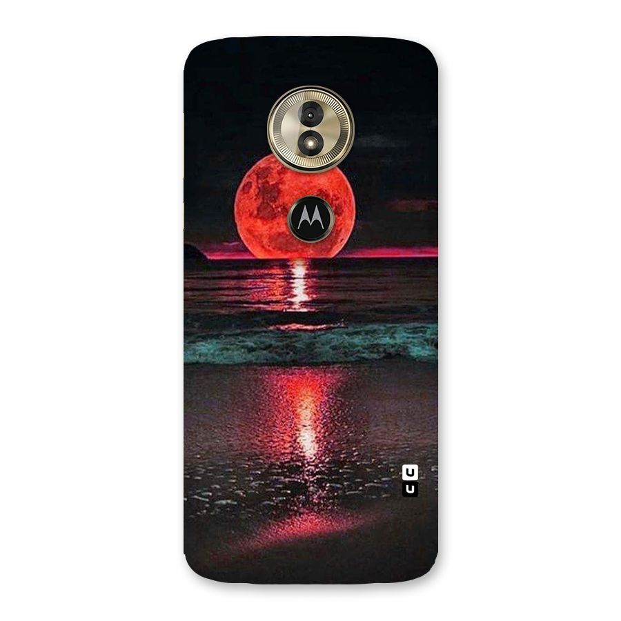 Red Sun Ocean Back Case for Moto G6 Play