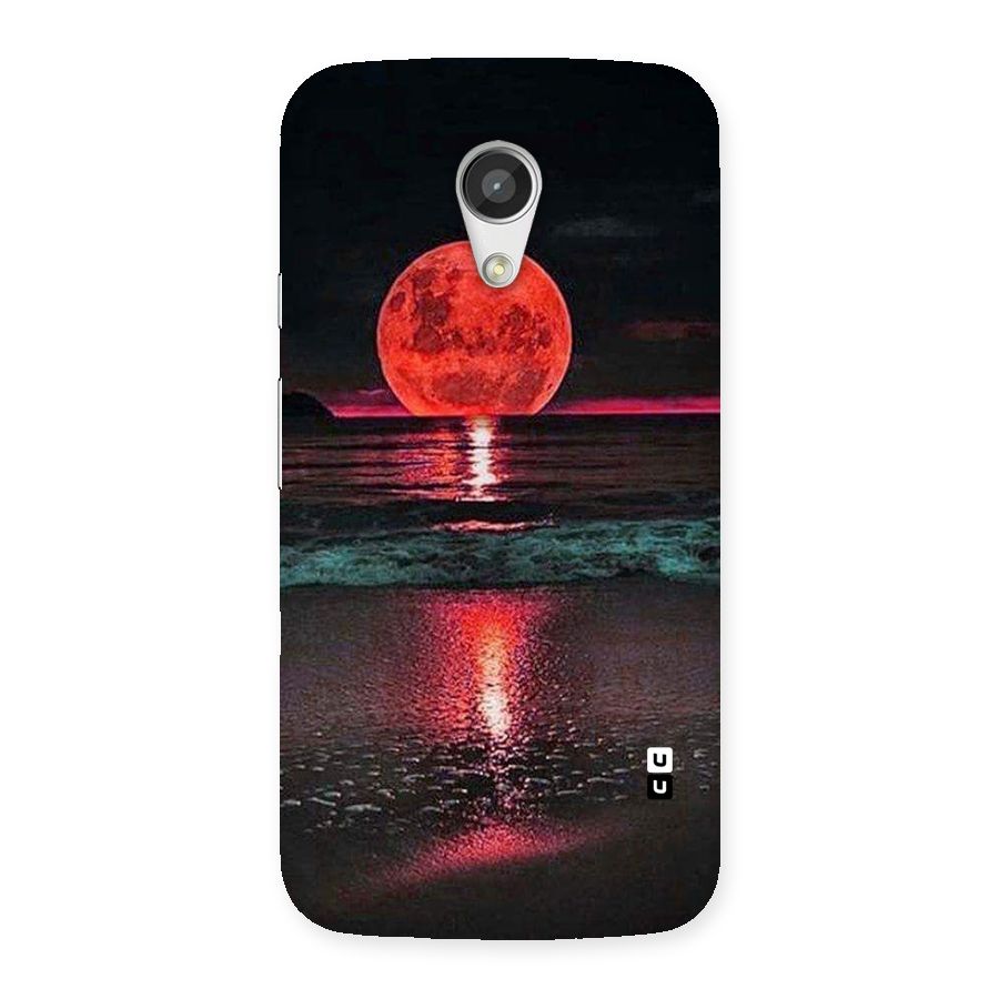 Red Sun Ocean Back Case for Moto G 2nd Gen