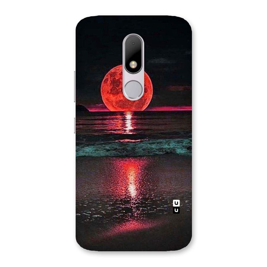 Red Sun Ocean Back Case for Moto M