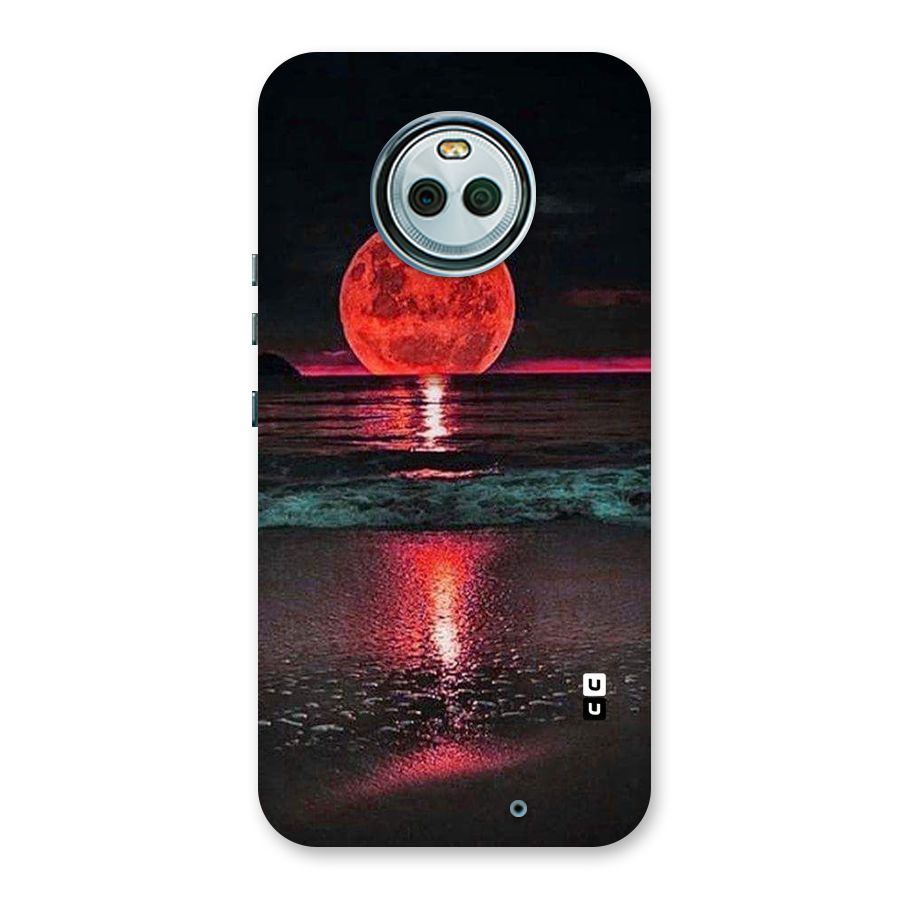 Red Sun Ocean Back Case for Moto X4