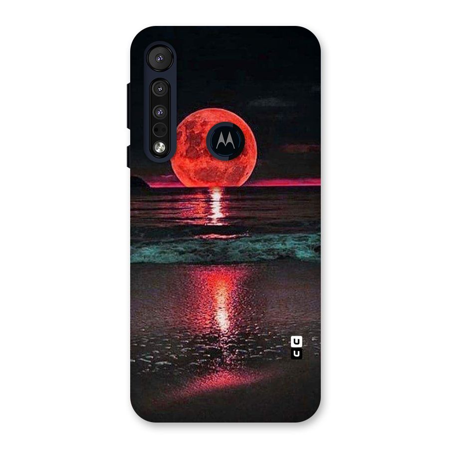 Red Sun Ocean Back Case for Motorola One Macro