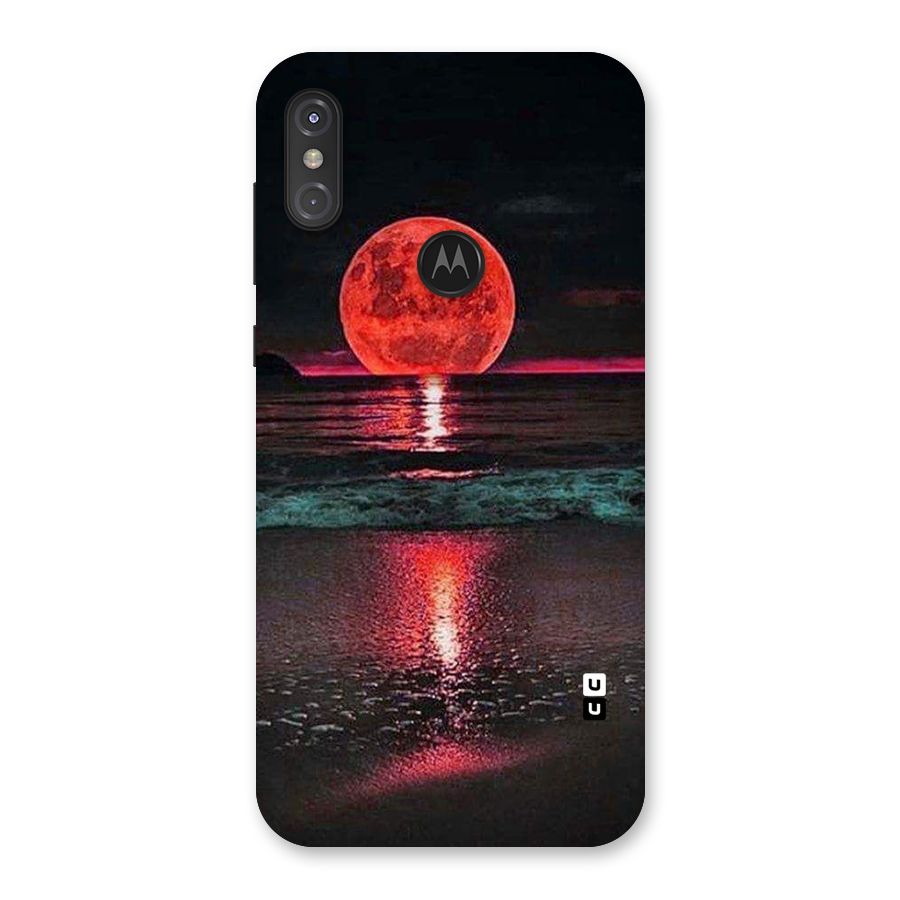 Red Sun Ocean Back Case for Motorola One Power