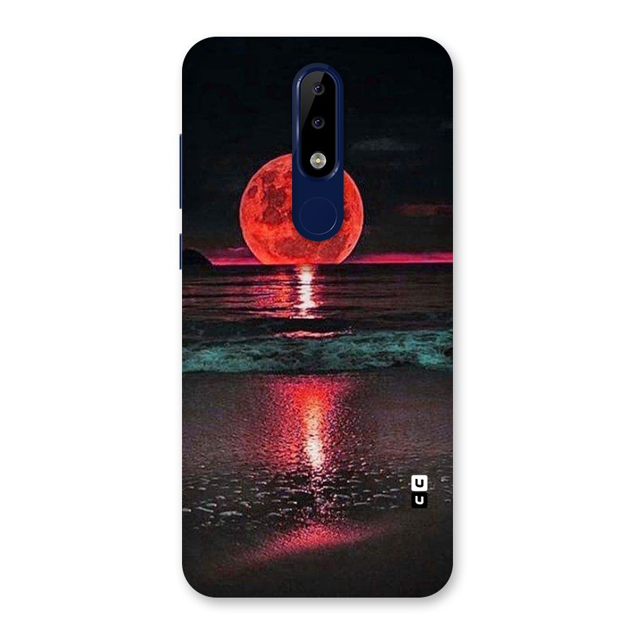 Red Sun Ocean Back Case for Nokia 5.1 Plus