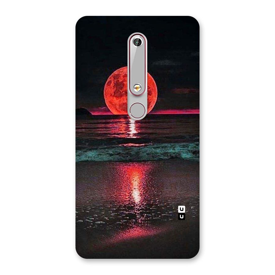 Red Sun Ocean Back Case for Nokia 6.1