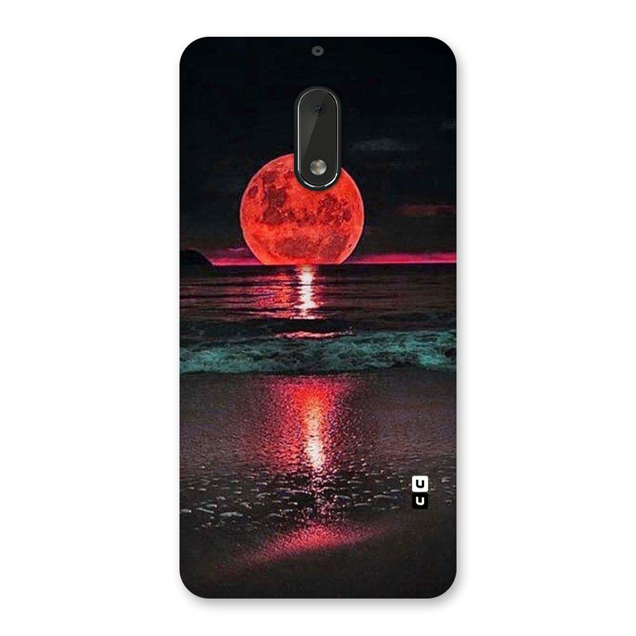 Red Sun Ocean Back Case for Nokia 6