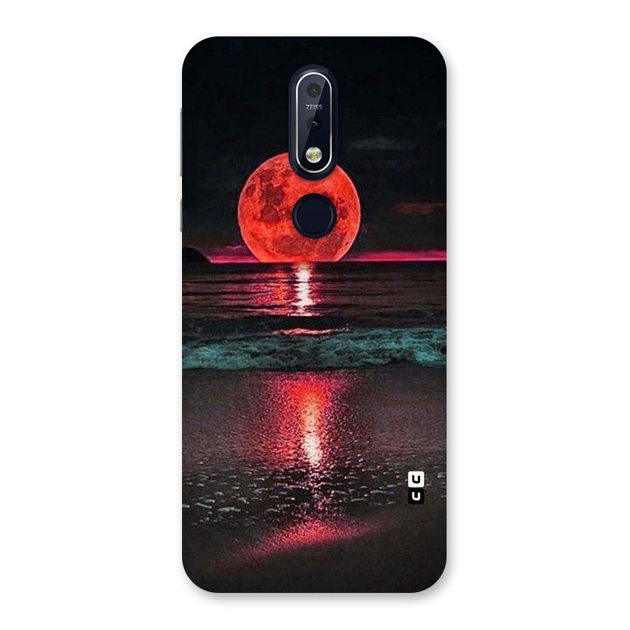 Red Sun Ocean Back Case for Nokia 7.1