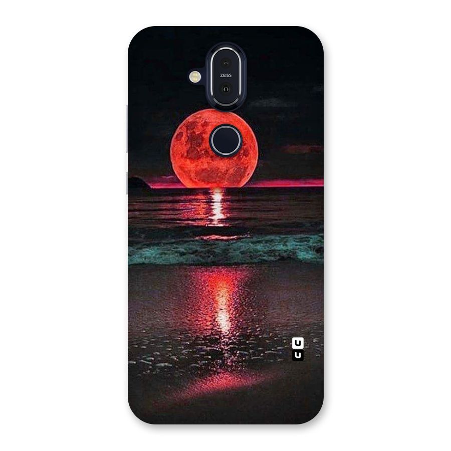 Red Sun Ocean Back Case for Nokia 8.1