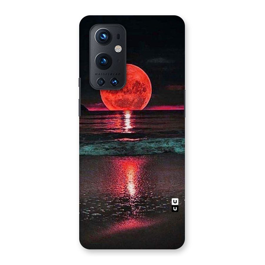 Red Sun Ocean Back Case for OnePlus 9 Pro