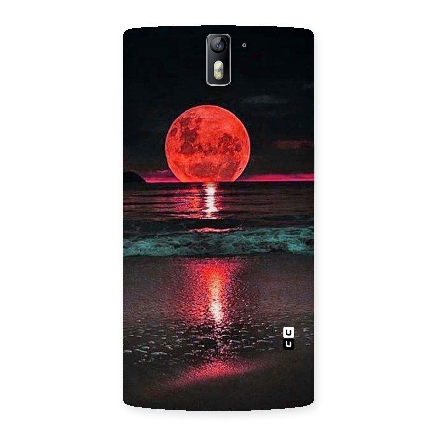 Red Sun Ocean Back Case for One Plus One