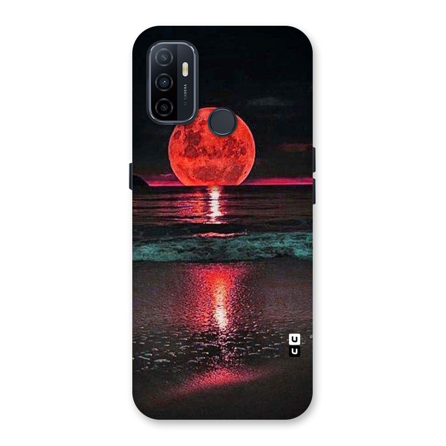 Red Sun Ocean Back Case for Oppo A32