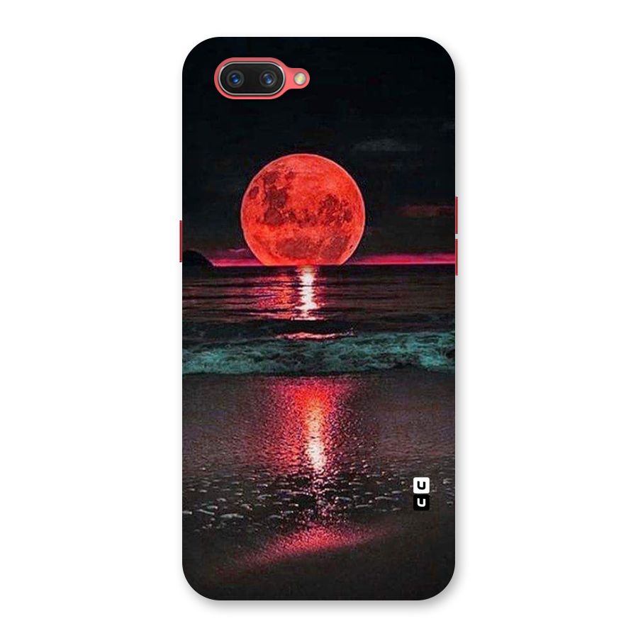 Red Sun Ocean Back Case for Oppo A3s