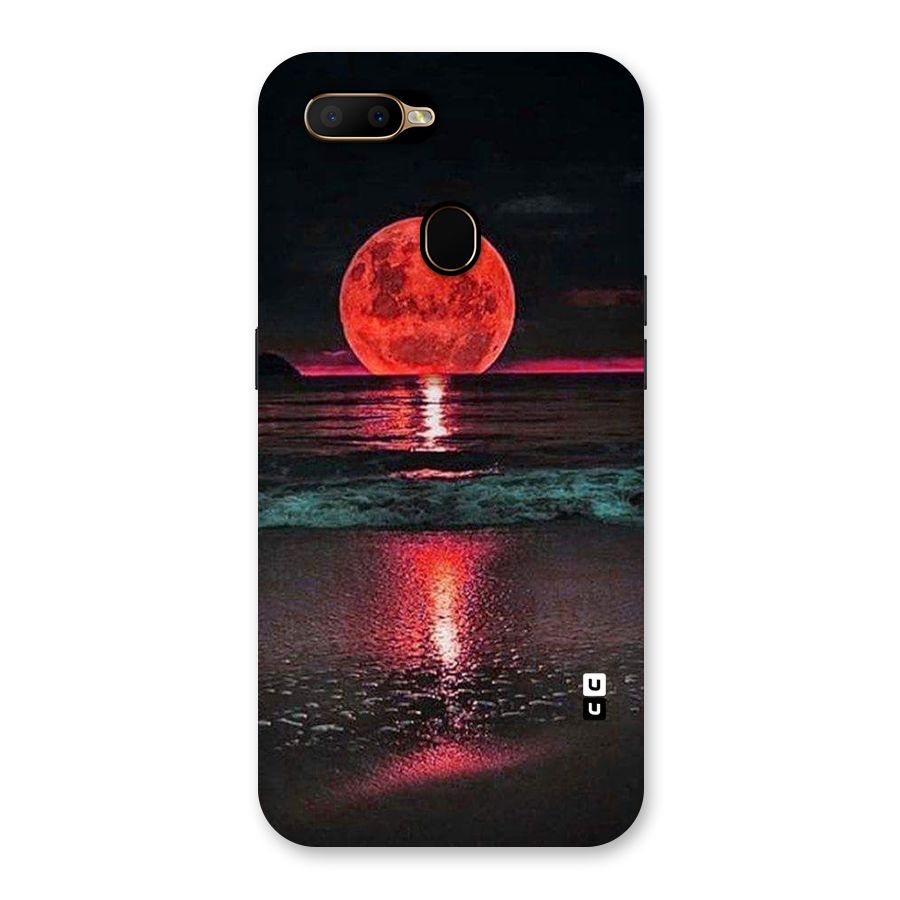 Red Sun Ocean Back Case for Oppo A5s