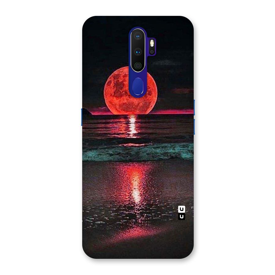 Red Sun Ocean Back Case for Oppo A9 (2020)