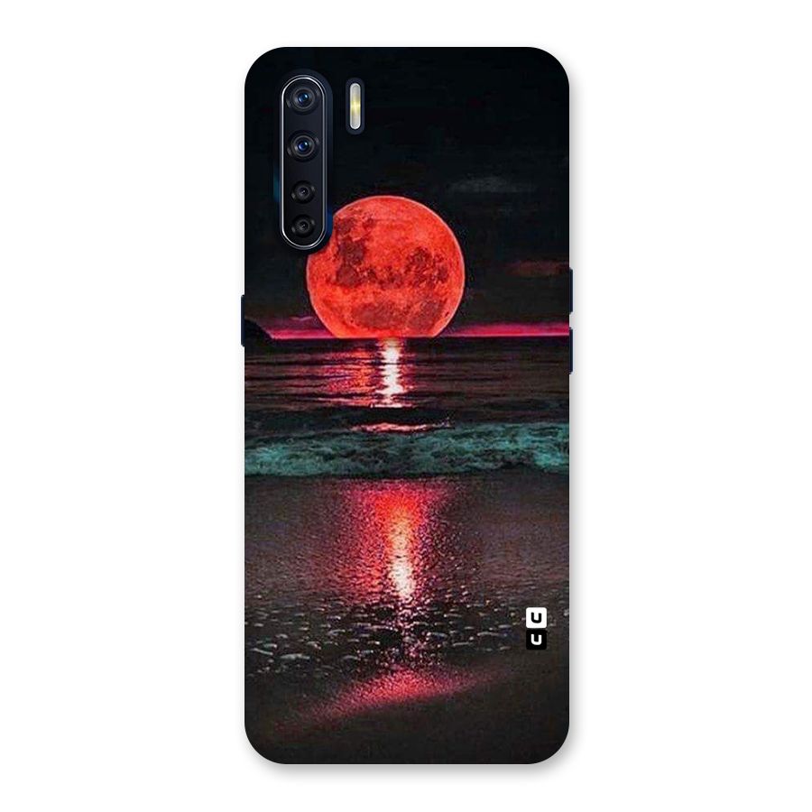 Red Sun Ocean Back Case for Oppo F15