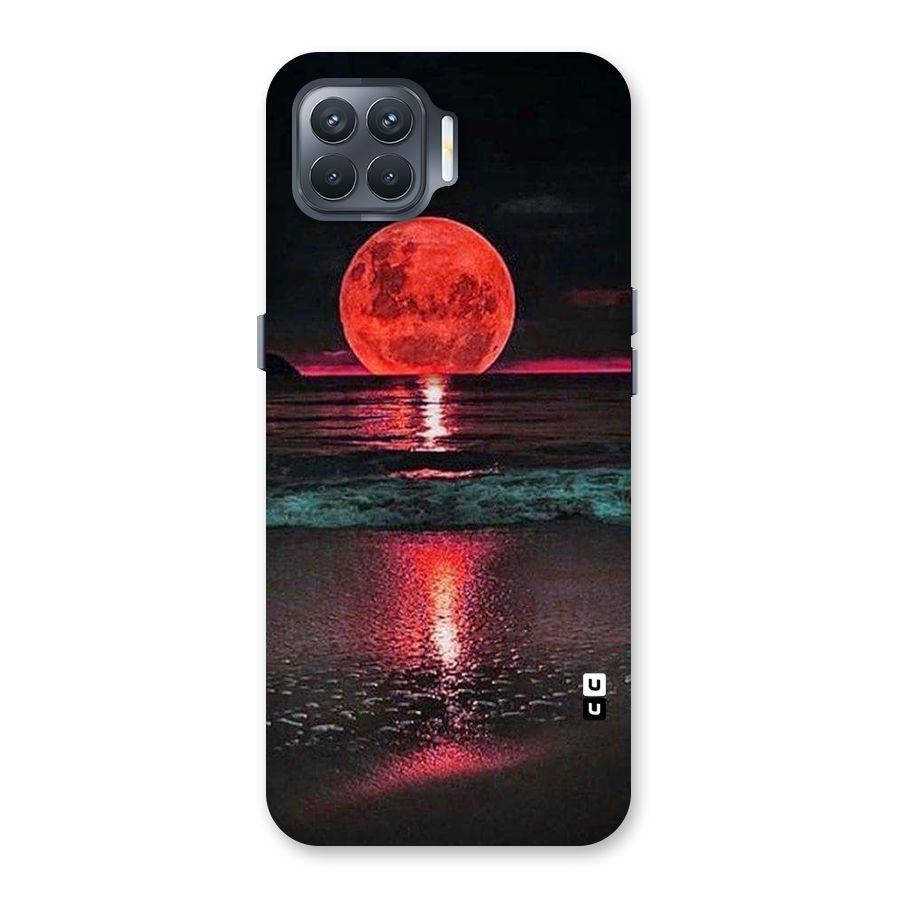 Red Sun Ocean Back Case for Oppo F17 Pro