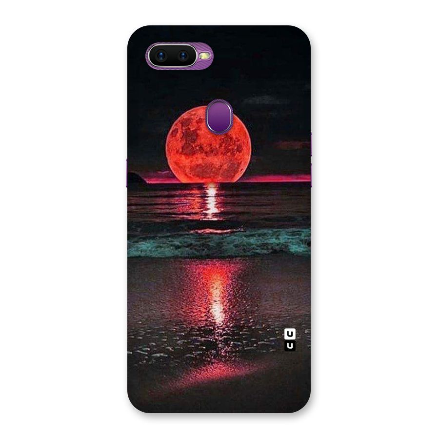 Red Sun Ocean Back Case for Oppo F9