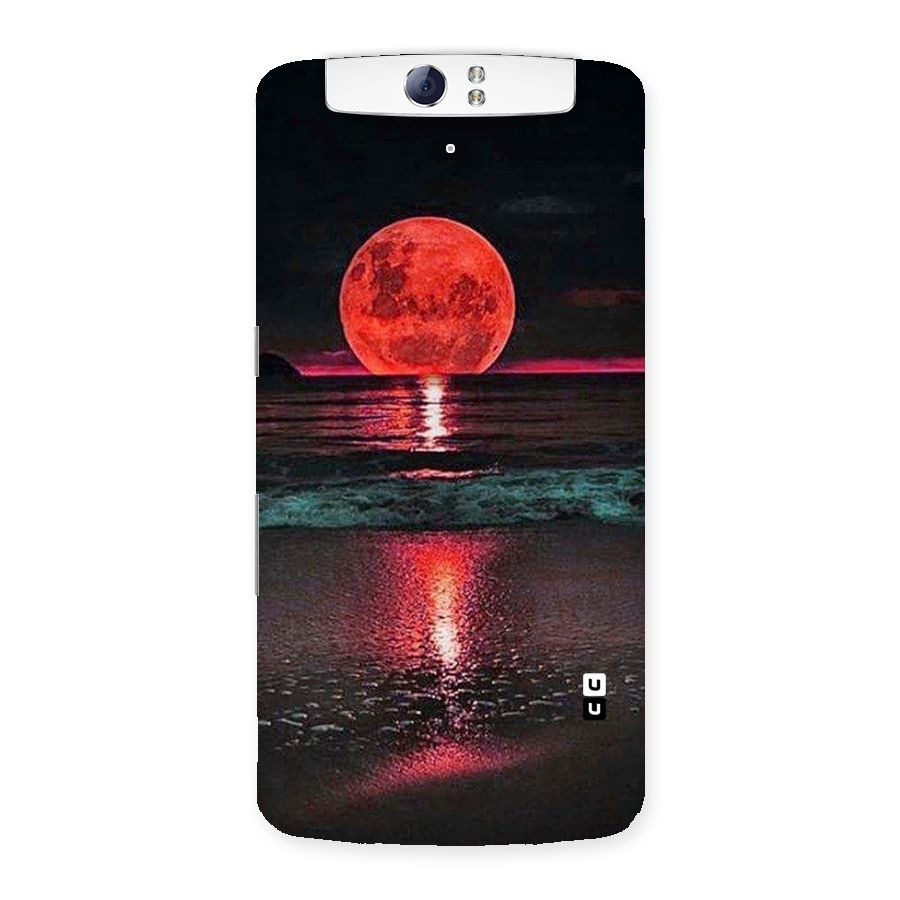 Red Sun Ocean Back Case for Oppo N1