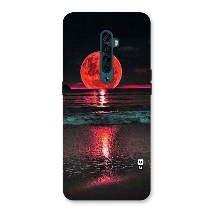 Red Sun Ocean Back Case for Oppo Reno2