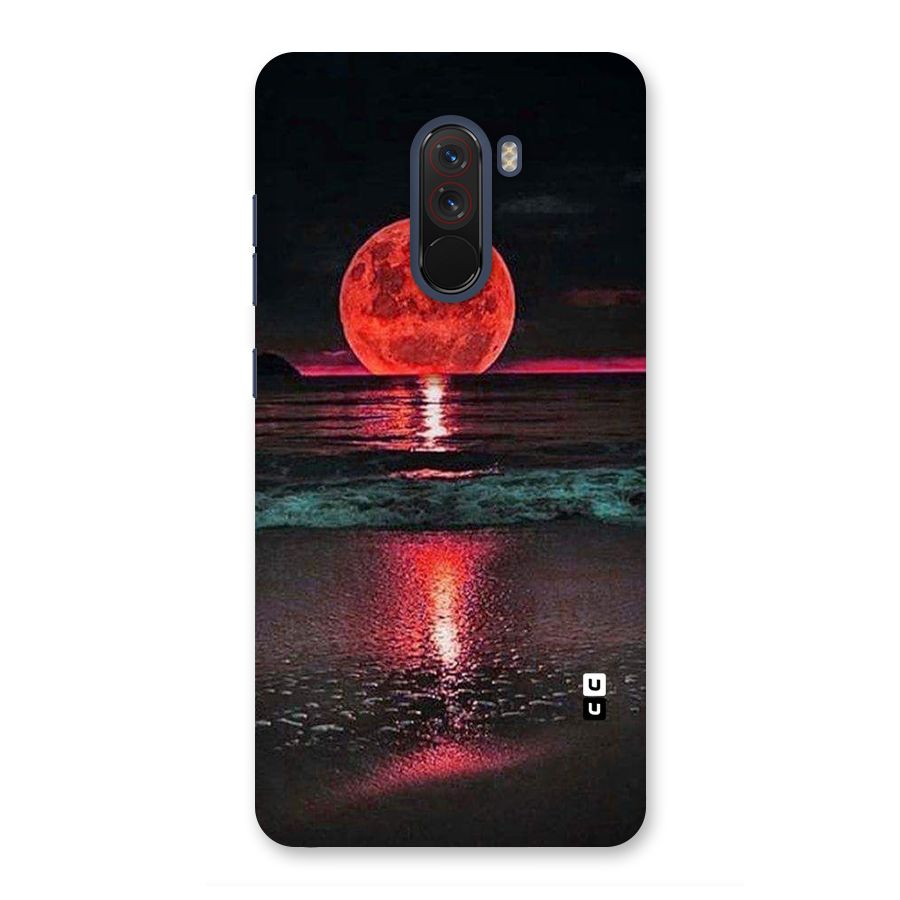 Red Sun Ocean Back Case for Poco F1