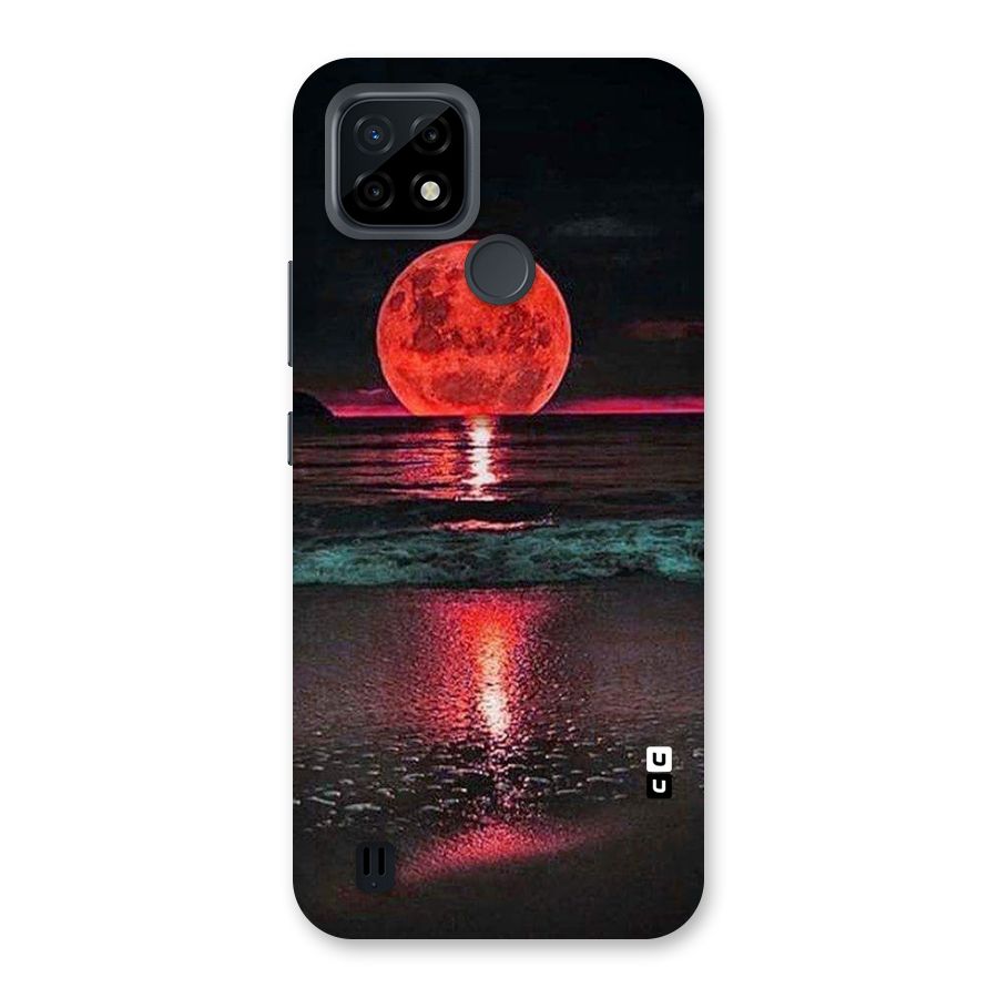 Red Sun Ocean Back Case for Realme C21