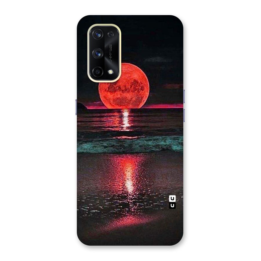Red Sun Ocean Glass Back Case for Realme X7 Pro