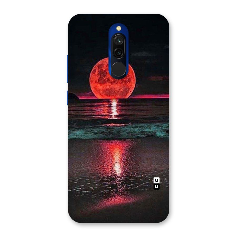 Red Sun Ocean Back Case for Redmi 8