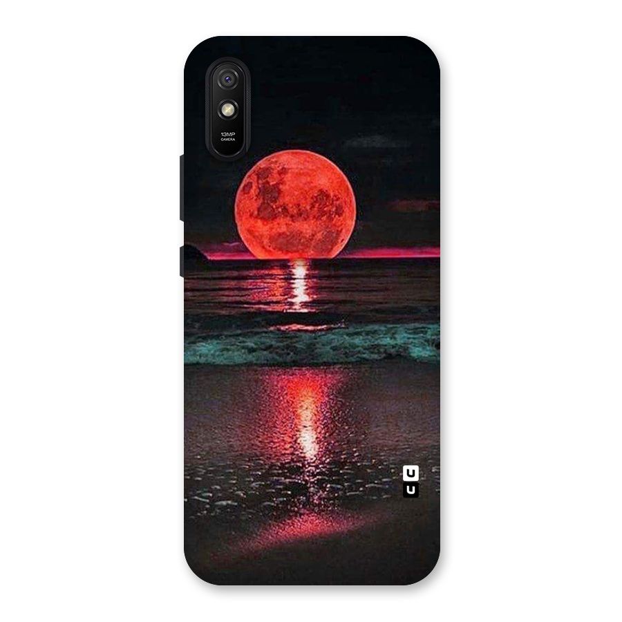 Red Sun Ocean Back Case for Redmi 9i