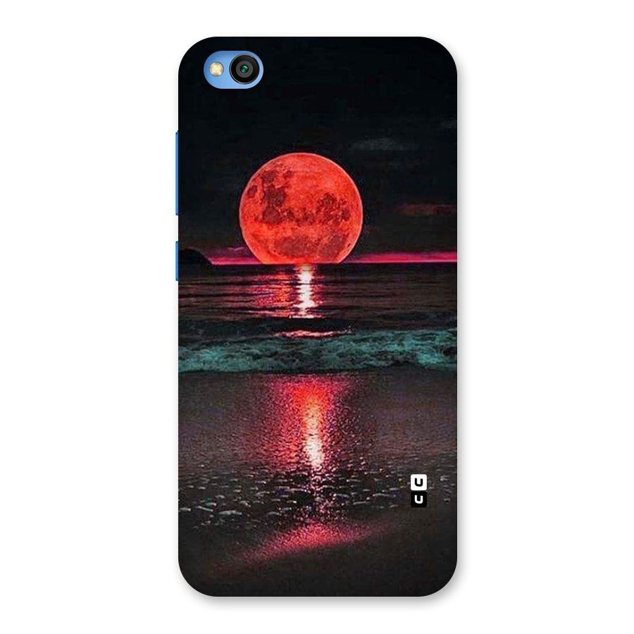 Red Sun Ocean Back Case for Redmi Go