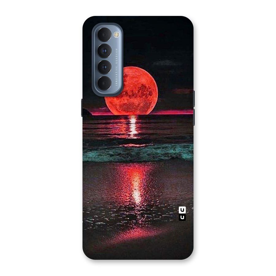 Red Sun Ocean Back Case for Reno4 Pro