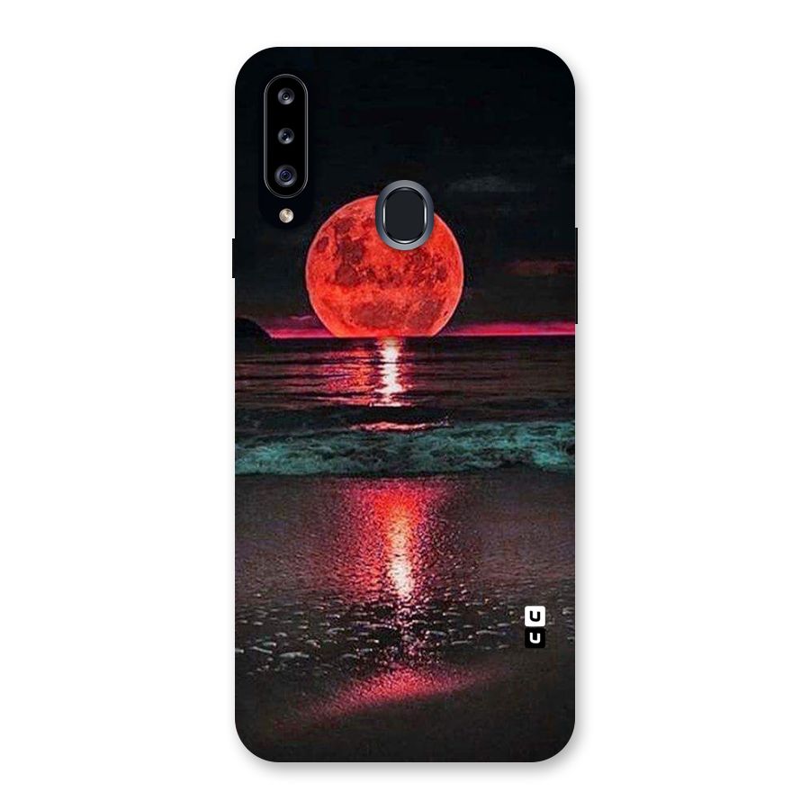 Red Sun Ocean Back Case for Samsung Galaxy A20s
