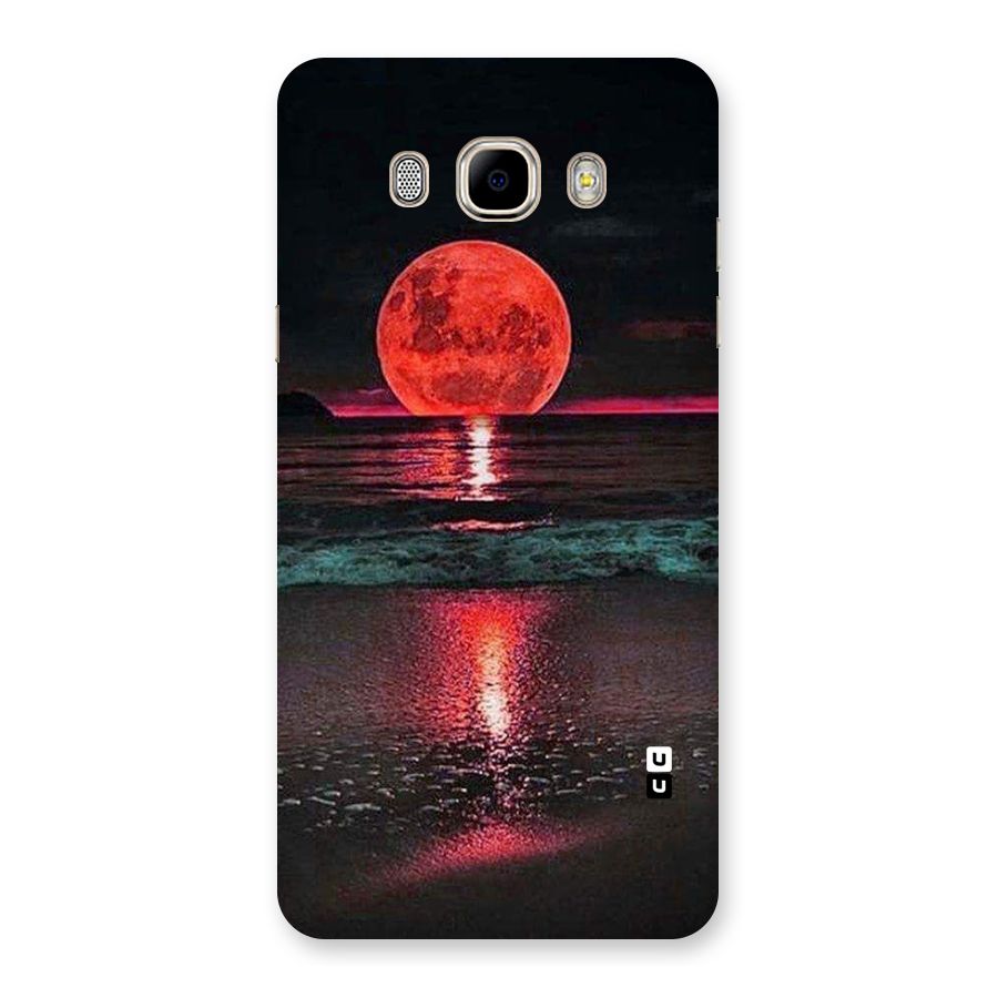 Red Sun Ocean Back Case for Samsung Galaxy J7 2016