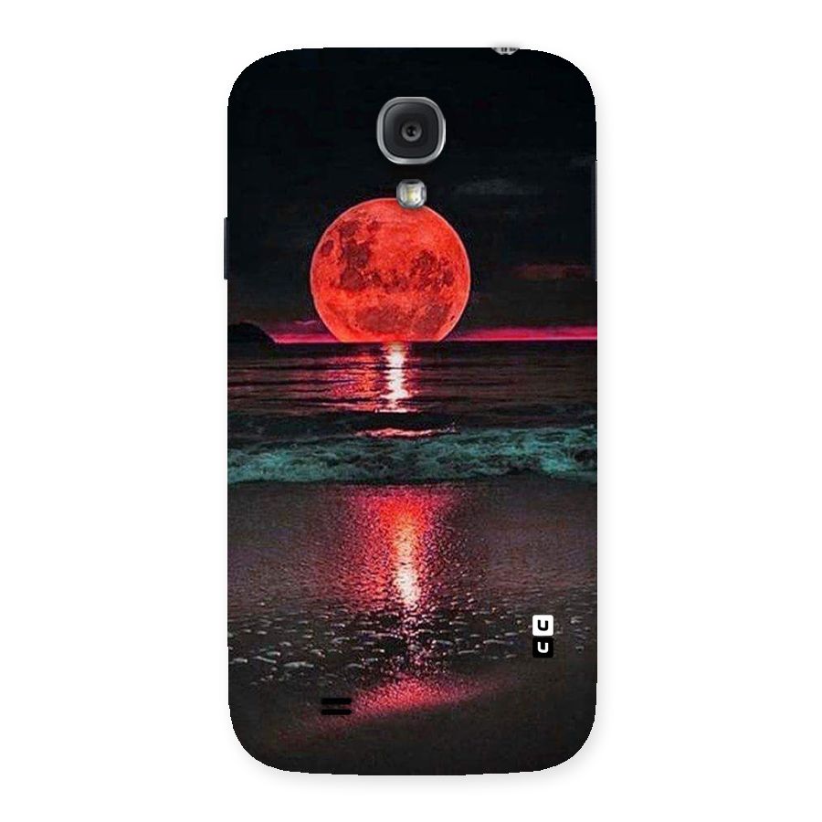 Red Sun Ocean Back Case for Samsung Galaxy S4