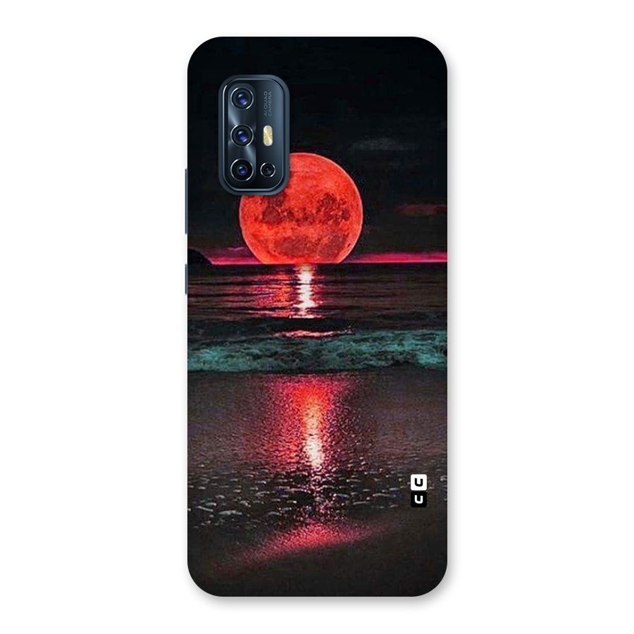 Red Sun Ocean Back Case for Vivo V17