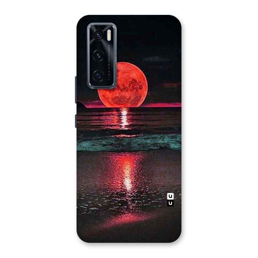 Red Sun Ocean Back Case for Vivo V20 SE