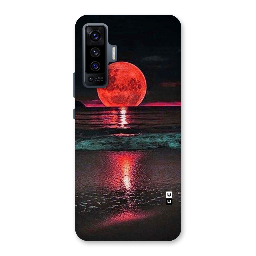 Red Sun Ocean Back Case for Vivo X50