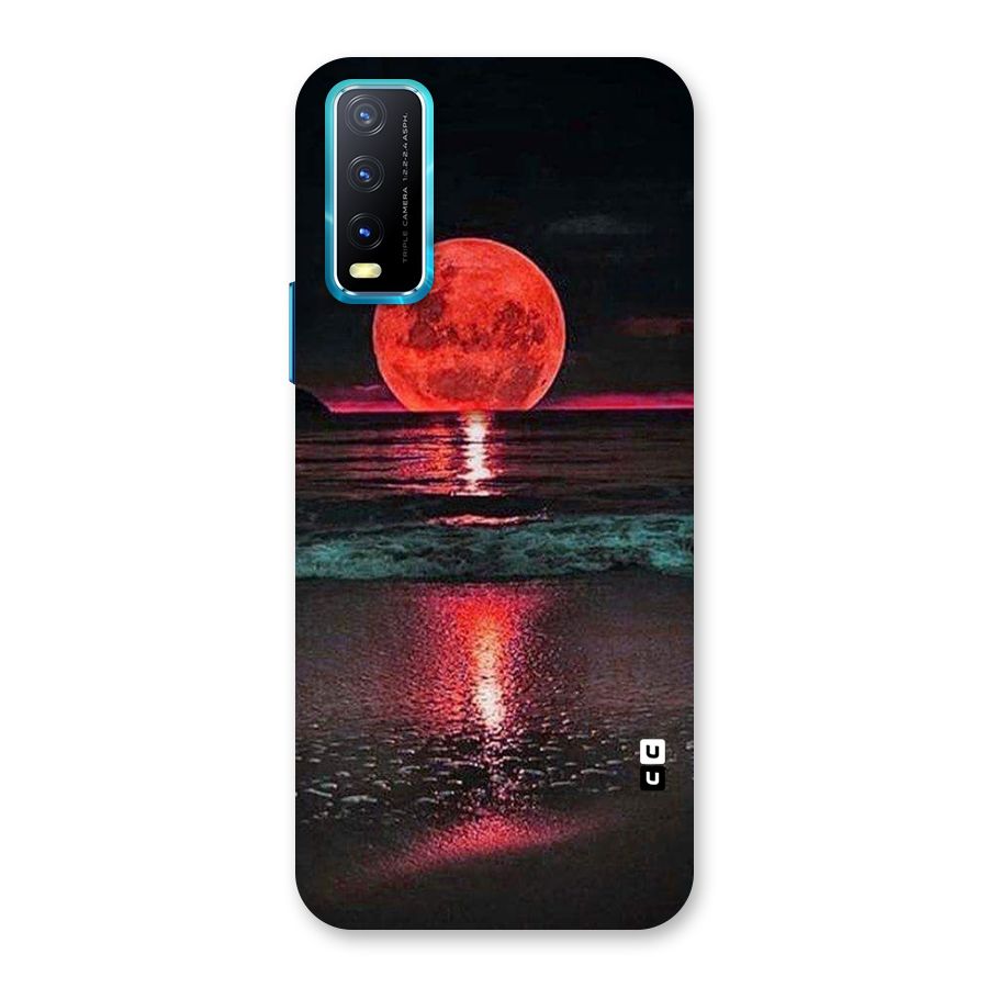 Red Sun Ocean Back Case for Vivo Y20