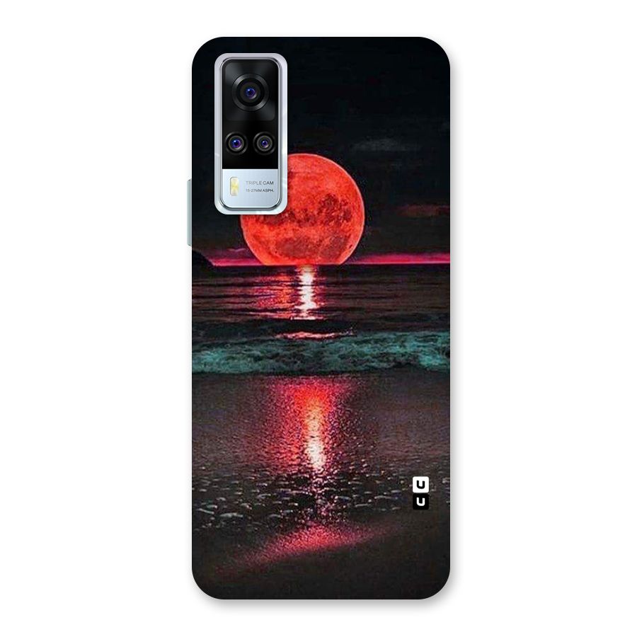 Red Sun Ocean Back Case for Vivo Y31