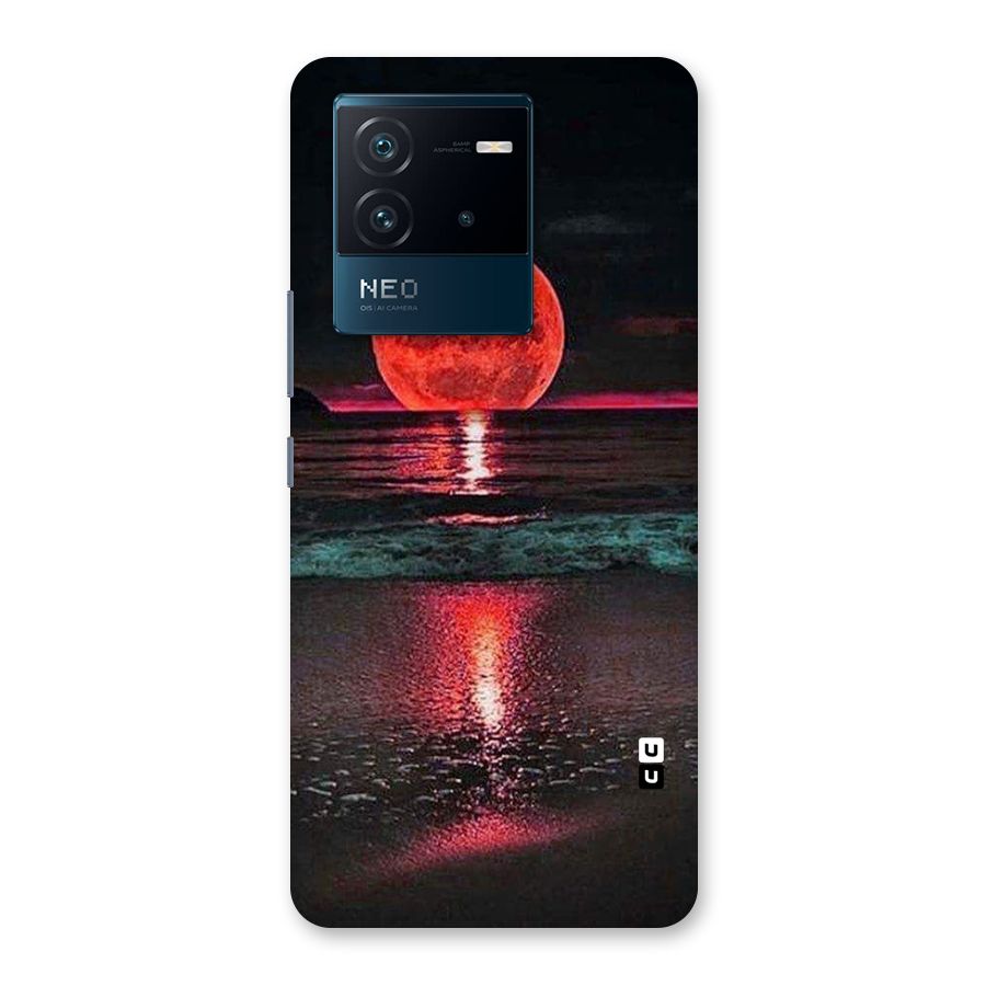 Red Sun Ocean Back Case for Vivo iQOO Neo 6 5G