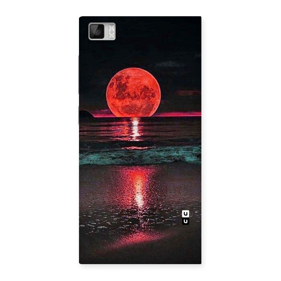 Red Sun Ocean Back Case for Xiaomi Mi3