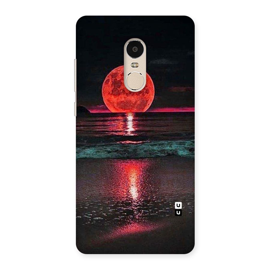 Red Sun Ocean Back Case for Xiaomi Redmi Note 4