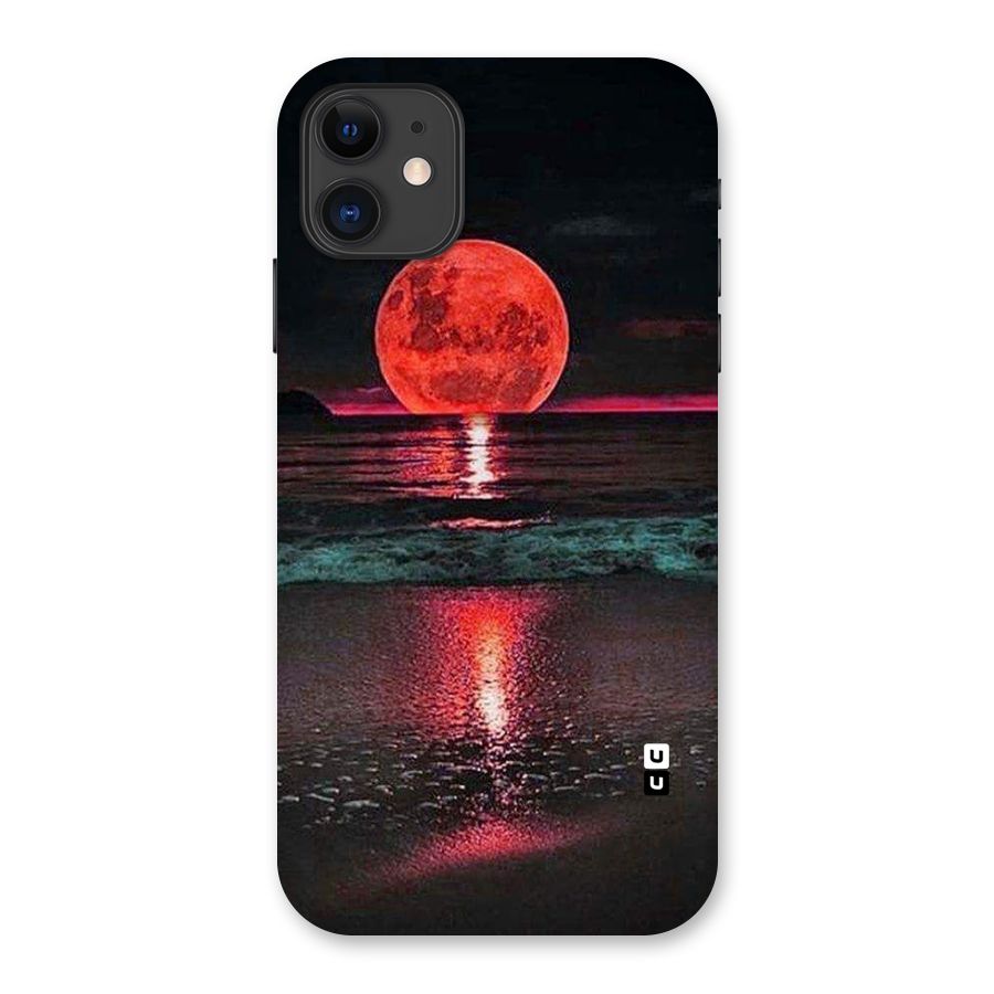 Red Sun Ocean Back Case for iPhone 11