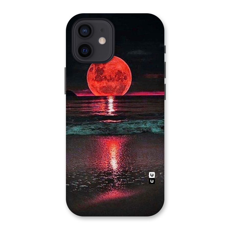 Red Sun Ocean Back Case for iPhone 12