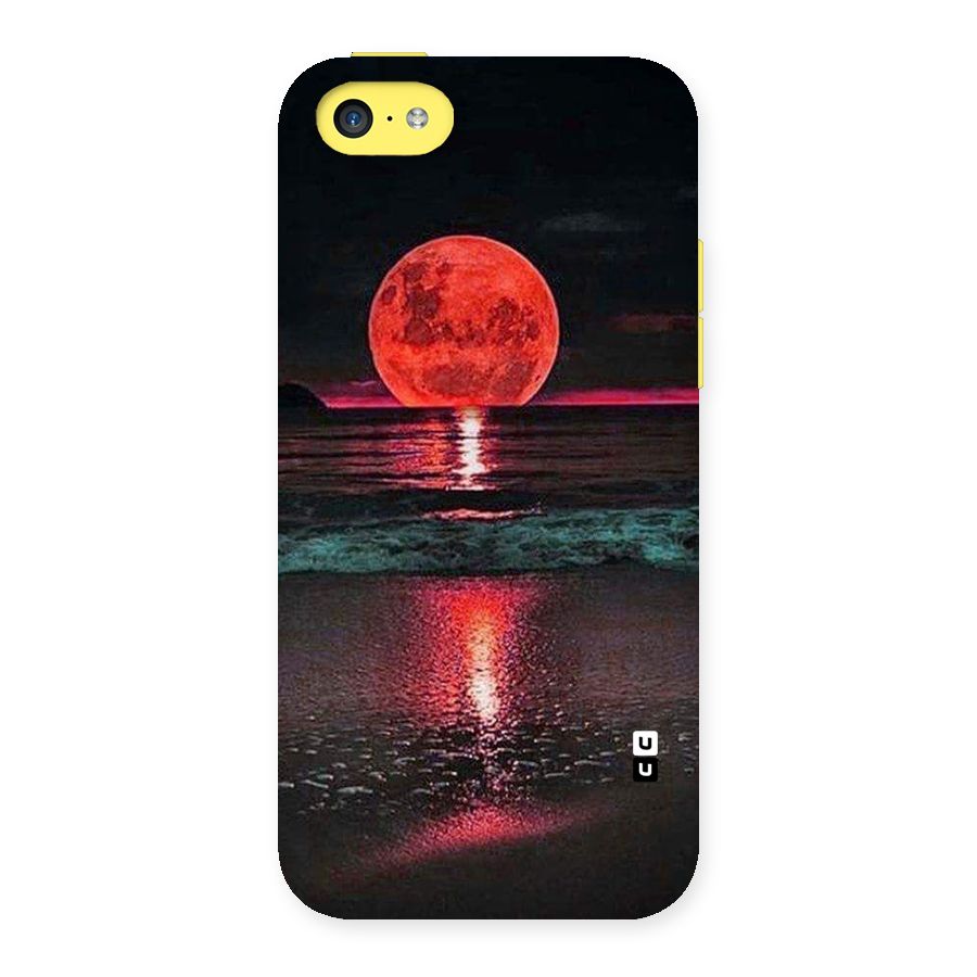 Red Sun Ocean Back Case for iPhone 5C