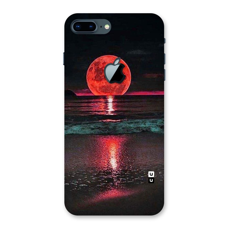 Red Sun Ocean Back Case for iPhone 7 Plus Apple Cut