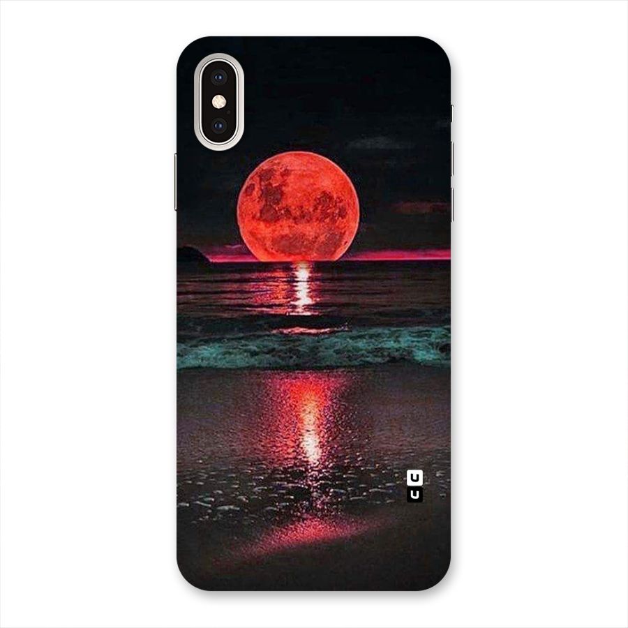 Red Sun Ocean Back Case for iPhone XS Max