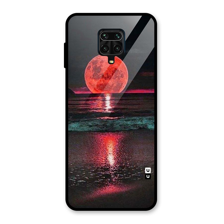 Red Sun Ocean Glass Back Case for Poco M2 Pro
